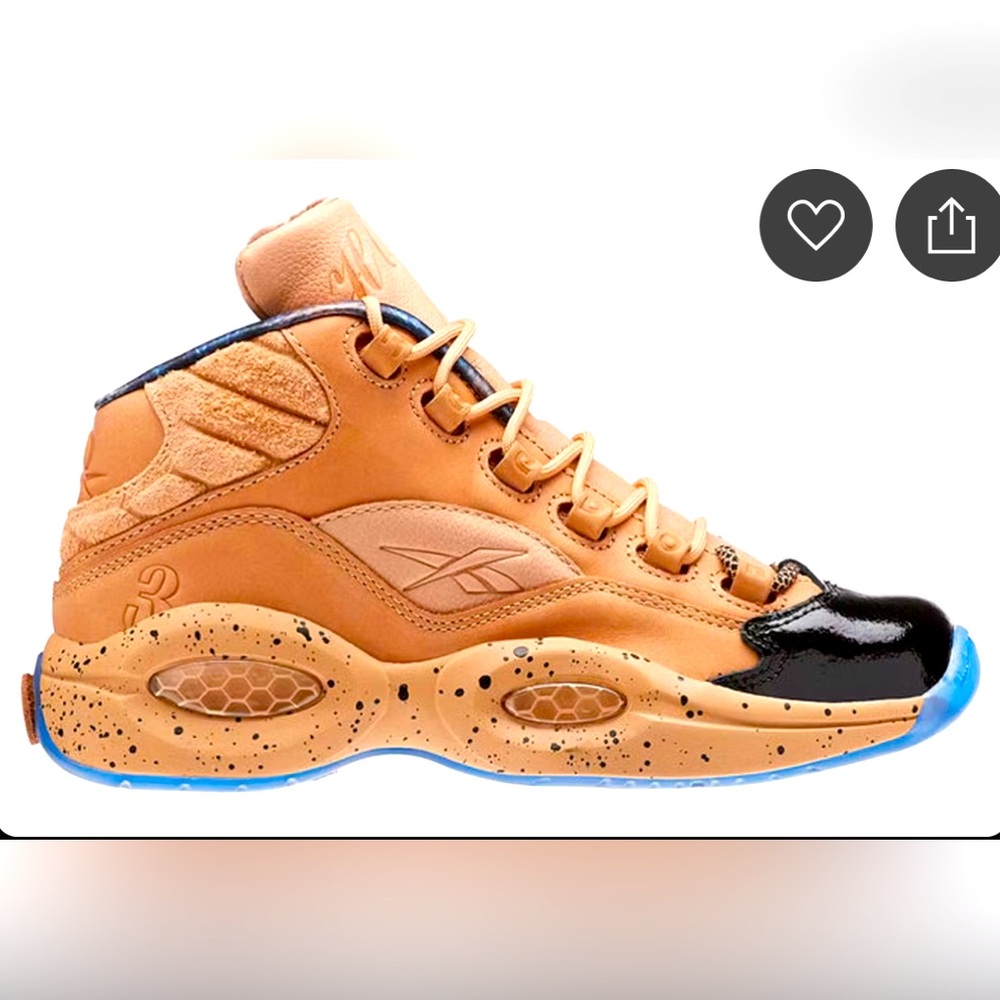 NWT!! Limited Edition Melody Ehsani Reebok x Questions Mid Shoe Size 10W